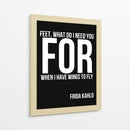 Frida Kahlo Quote - Vicky Hanggara | Cuadro decorativo de Canvas Lab