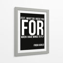 Frida Kahlo Quote - Vicky Hanggara | Cuadro decorativo de Canvas Lab