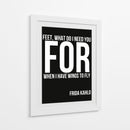 Frida Kahlo Quote - Vicky Hanggara | Cuadro decorativo de Canvas Lab