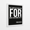 Frida Kahlo Quote - Vicky Hanggara | Cuadro decorativo de Canvas Lab