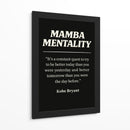 Frases sobre a Mentalidade Mamba - Vicky Hanggara | Cuadro decorativo de Canvas Lab