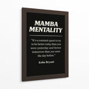 Frases sobre a Mentalidade Mamba - Vicky Hanggara | Cuadro decorativo de Canvas Lab