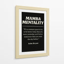 Frases sobre a Mentalidade Mamba - Vicky Hanggara | Cuadro decorativo de Canvas Lab
