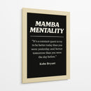 Frases sobre a Mentalidade Mamba - Vicky Hanggara | Cuadro decorativo de Canvas Lab