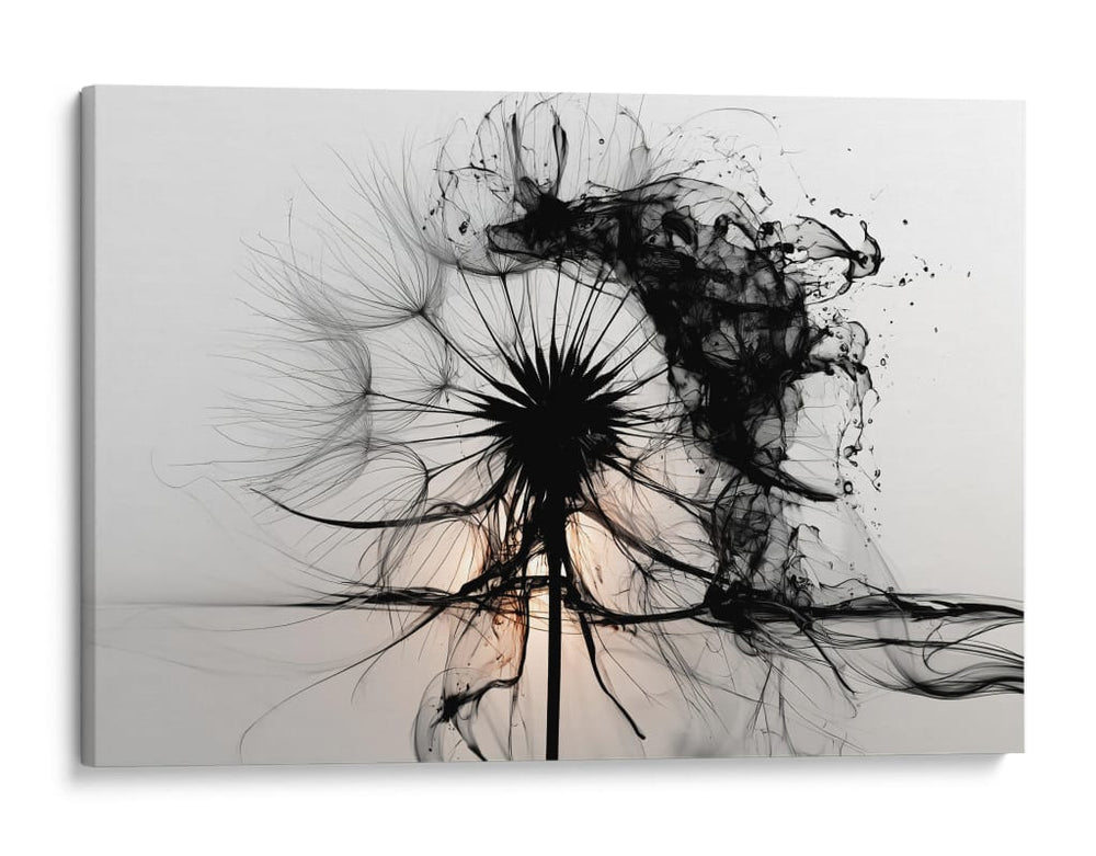 Efecto de humo en diente de león - DIEGO D L | Cuadro decorativo de Canvas Lab