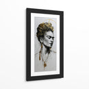 Frida en tinta dorada - DIEGO D L | Cuadro decorativo de Canvas Lab