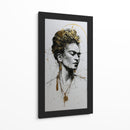 Frida en tinta dorada - DIEGO D L | Cuadro decorativo de Canvas Lab
