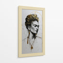 Frida en tinta dorada - DIEGO D L | Cuadro decorativo de Canvas Lab