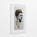 Frida en tinta dorada - DIEGO D L | Cuadro decorativo de Canvas Lab