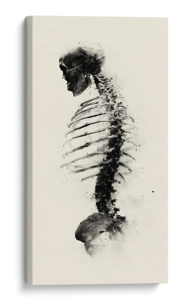 Espalda de un esqueleto - DIEGO D L | Cuadro decorativo de Canvas Lab