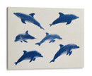Delfines azules - DIEGO D L | Cuadro decorativo de Canvas Lab