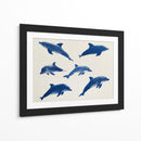 Delfines azules - DIEGO D L | Cuadro decorativo de Canvas Lab