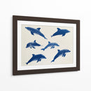 Delfines azules - DIEGO D L | Cuadro decorativo de Canvas Lab