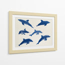 Delfines azules - DIEGO D L | Cuadro decorativo de Canvas Lab