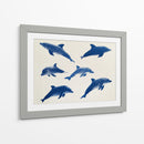 Delfines azules - DIEGO D L | Cuadro decorativo de Canvas Lab
