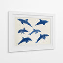Delfines azules - DIEGO D L | Cuadro decorativo de Canvas Lab