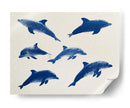 Delfines azules - DIEGO D L | Cuadro decorativo de Canvas Lab