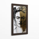 Frida dorada - DIEGO D L | Cuadro decorativo de Canvas Lab