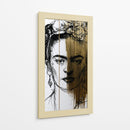 Frida dorada - DIEGO D L | Cuadro decorativo de Canvas Lab