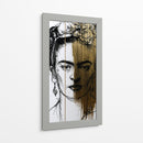 Frida dorada - DIEGO D L | Cuadro decorativo de Canvas Lab