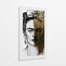 Frida dorada - DIEGO D L | Cuadro decorativo de Canvas Lab