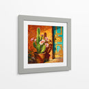 Cactus y Puerta Durante la Hora Dorada - Toddmann | Cuadro decorativo de Canvas Lab
