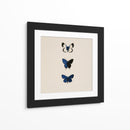 3 Mariposas Azules - DIEGO D L | Cuadro decorativo de Canvas Lab