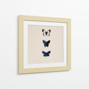 3 Mariposas Azules - DIEGO D L | Cuadro decorativo de Canvas Lab