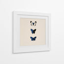 3 Mariposas Azules - DIEGO D L | Cuadro decorativo de Canvas Lab