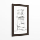 Montañas de libros - DIEGO D L | Cuadro decorativo de Canvas Lab