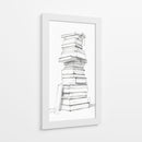 Montañas de libros - DIEGO D L | Cuadro decorativo de Canvas Lab