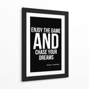 Perseguindo Sonhos Frase Inspiradora de Sachin Tendulkar - Vicky Hanggara | Cuadro decorativo de Canvas Lab