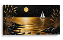 Dorado Nocturno - Caperh | Cuadro decorativo de Canvas Lab
