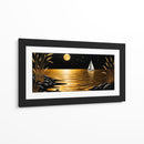 Dorado Nocturno - Caperh | Cuadro decorativo de Canvas Lab