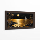 Dorado Nocturno - Caperh | Cuadro decorativo de Canvas Lab