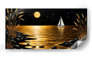 Dorado Nocturno - Caperh | Cuadro decorativo de Canvas Lab