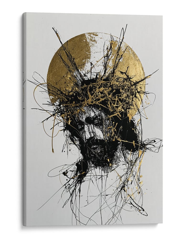 Jesucristo dorado - DIEGO D L | Cuadro decorativo de Canvas Lab