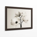 Flores blancas fondo blanco - DIEGO D L | Cuadro decorativo de Canvas Lab
