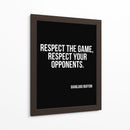 Respeite o jogo, respeite os seus adversários. - Vicky Hanggara | Cuadro decorativo de Canvas Lab