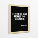 Respeite o jogo, respeite os seus adversários. - Vicky Hanggara | Cuadro decorativo de Canvas Lab