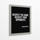 Respeite o jogo, respeite os seus adversários. - Vicky Hanggara | Cuadro decorativo de Canvas Lab