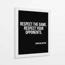 Respeite o jogo, respeite os seus adversários. - Vicky Hanggara | Cuadro decorativo de Canvas Lab
