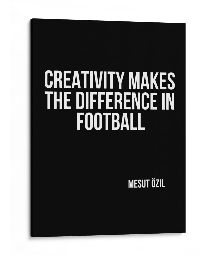 Ozil No futebol, a criatividade faz a diferença. - Vicky Hanggara | Cuadro decorativo de Canvas Lab