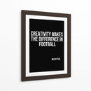 Ozil No futebol, a criatividade faz a diferença. - Vicky Hanggara | Cuadro decorativo de Canvas Lab
