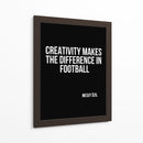 Ozil No futebol, a criatividade faz a diferença. - Vicky Hanggara | Cuadro decorativo de Canvas Lab