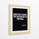 Ozil No futebol, a criatividade faz a diferença. - Vicky Hanggara | Cuadro decorativo de Canvas Lab