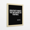 Ozil No futebol, a criatividade faz a diferença. - Vicky Hanggara | Cuadro decorativo de Canvas Lab