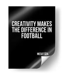 Ozil No futebol, a criatividade faz a diferença. - Vicky Hanggara | Cuadro decorativo de Canvas Lab