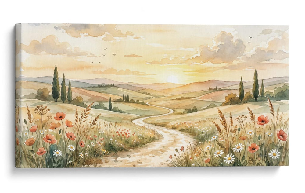 El Camino de Flores - Caperh | Cuadro decorativo de Canvas Lab