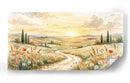 El Camino de Flores - Caperh | Cuadro decorativo de Canvas Lab